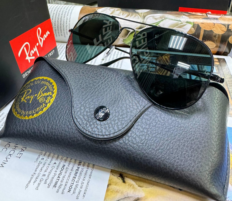 Ray Ban Солнцезащитные очки Aviator Large Metal