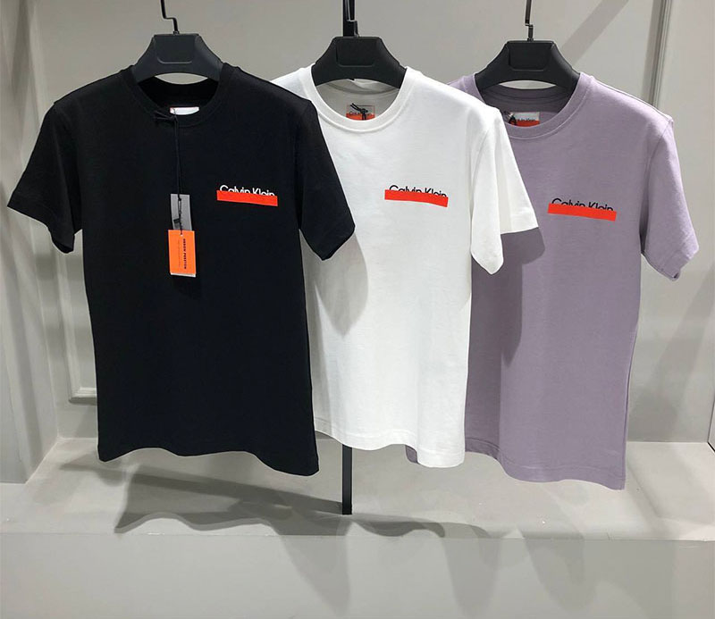 Heron Preston Белая футболка Orange 2.0