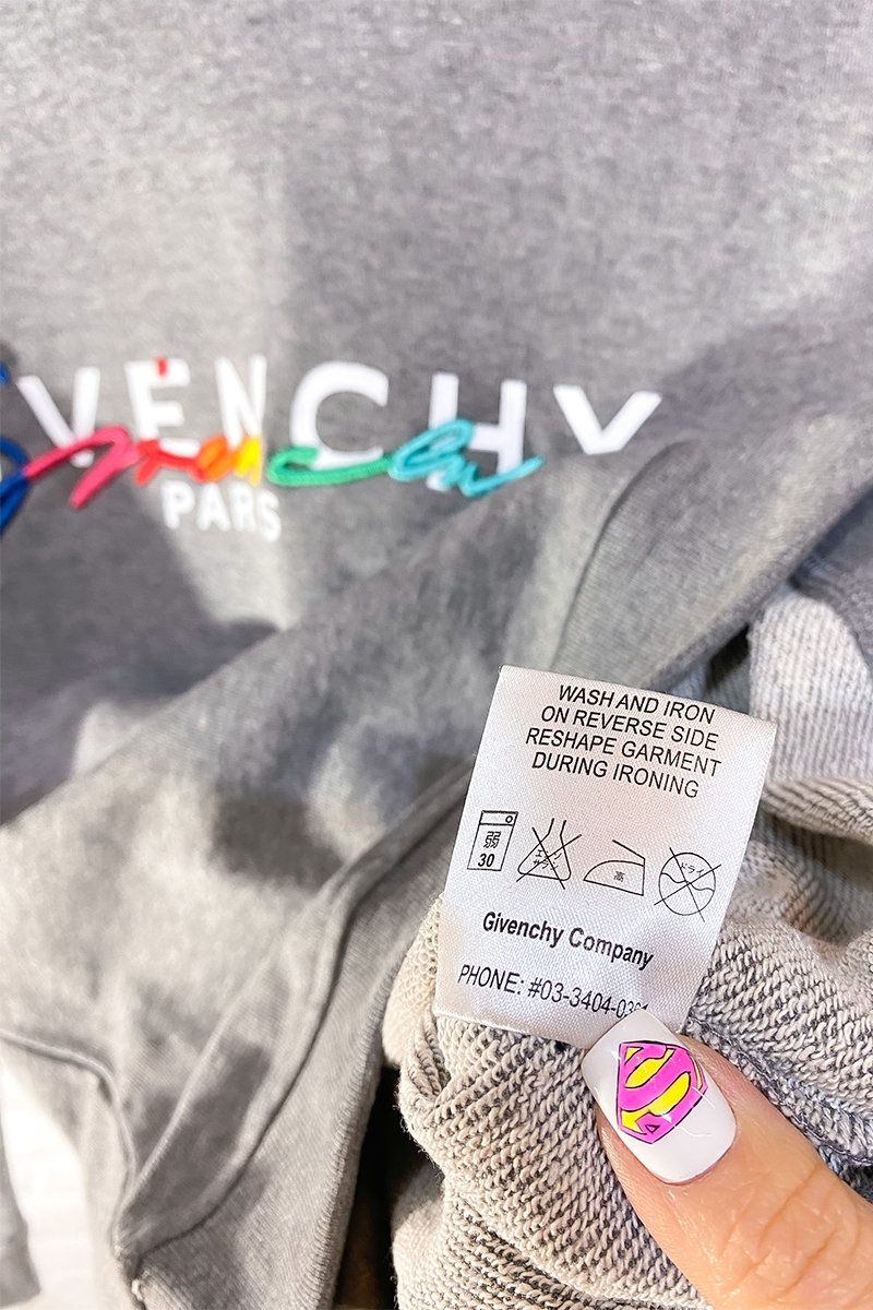 Givenchy Женский серый свитшот