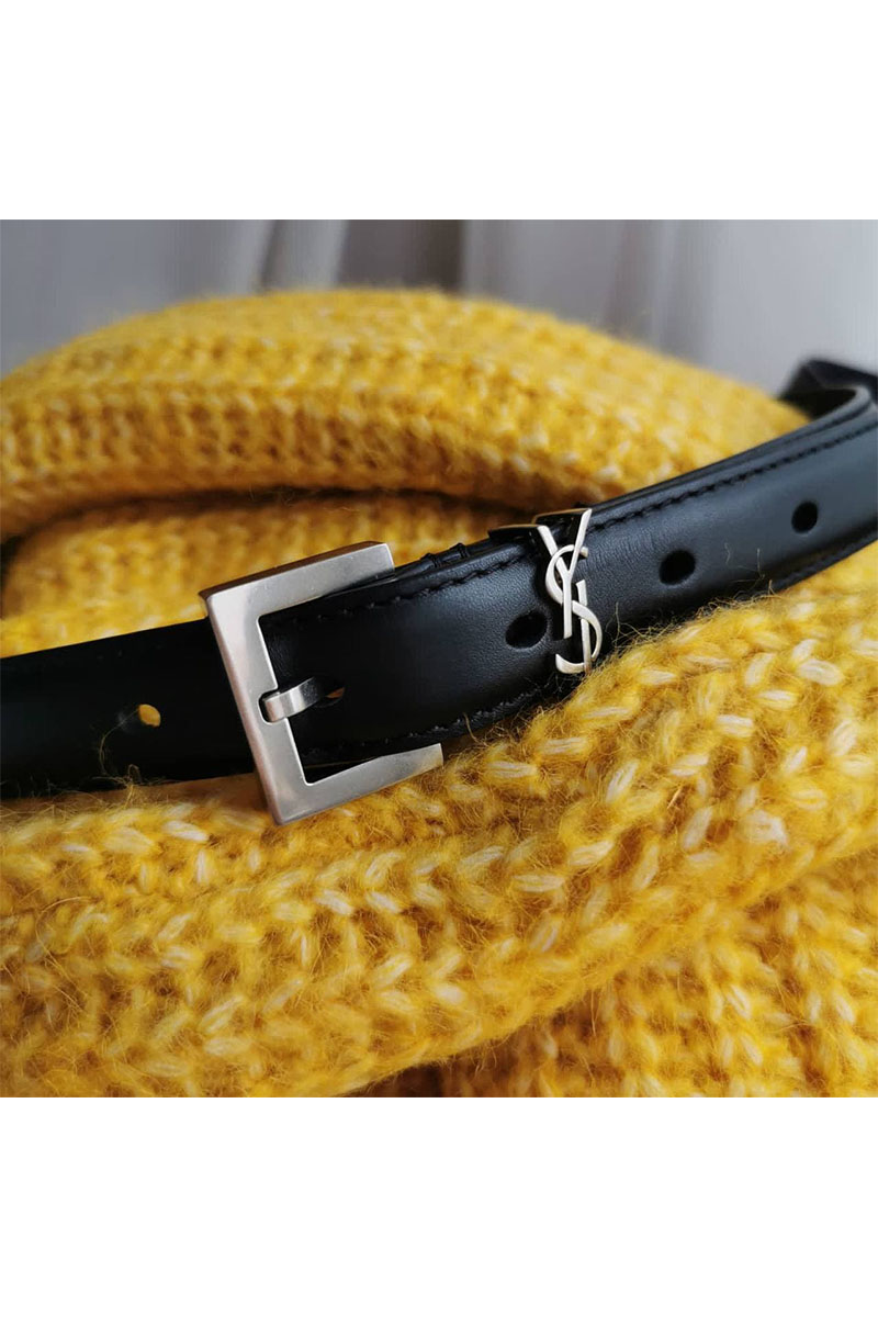 Yves Saint Laurent Кожаный ремень - ширина 2 см, длина 80 / 85 см (3 расцветки)