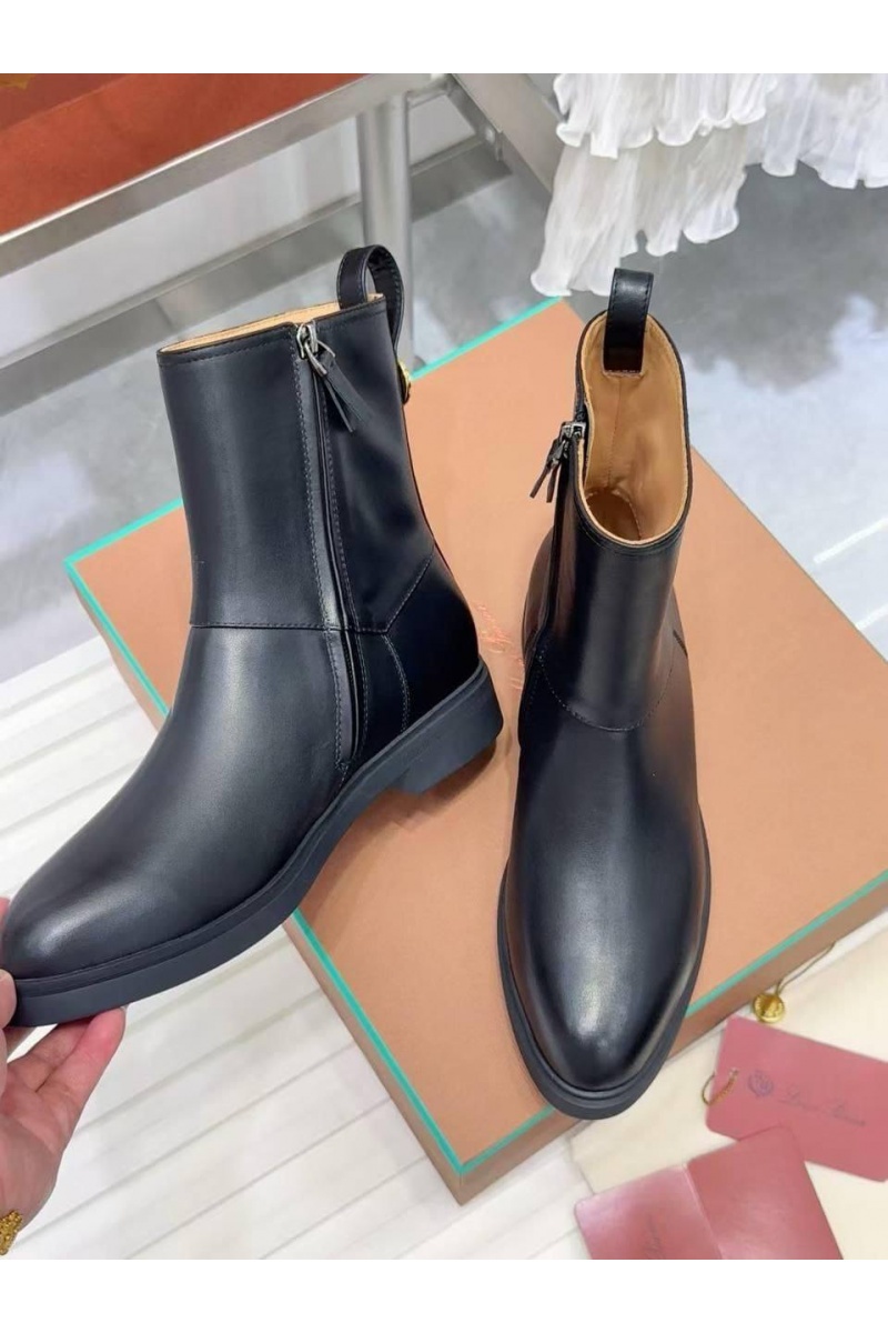 Loro Piana Женские кожаные сапоги premium