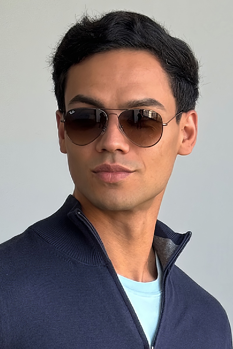 Ray Ban Солнцезащитные очки Aviator Large Metal