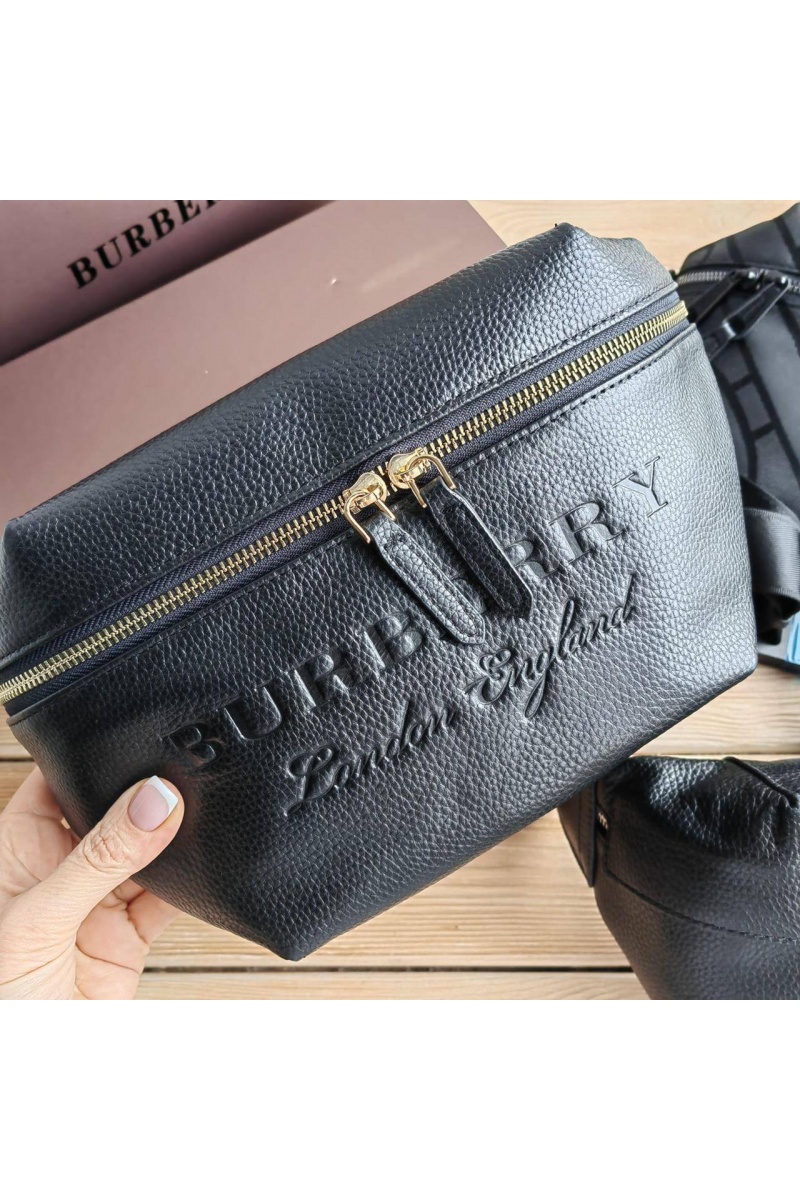 Burberry Кожаная сумка на пояс 30х17 см