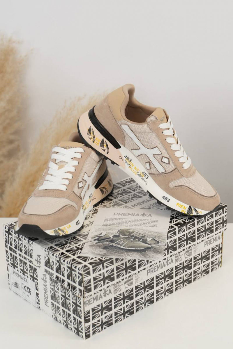 Premiata Комбинированные кроссовки Mick
