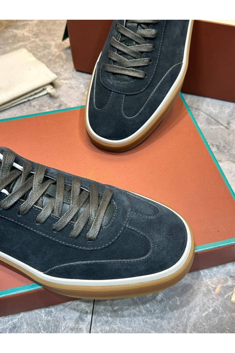 Loro Piana Мужские замшевые кроссовки Tennis Walk