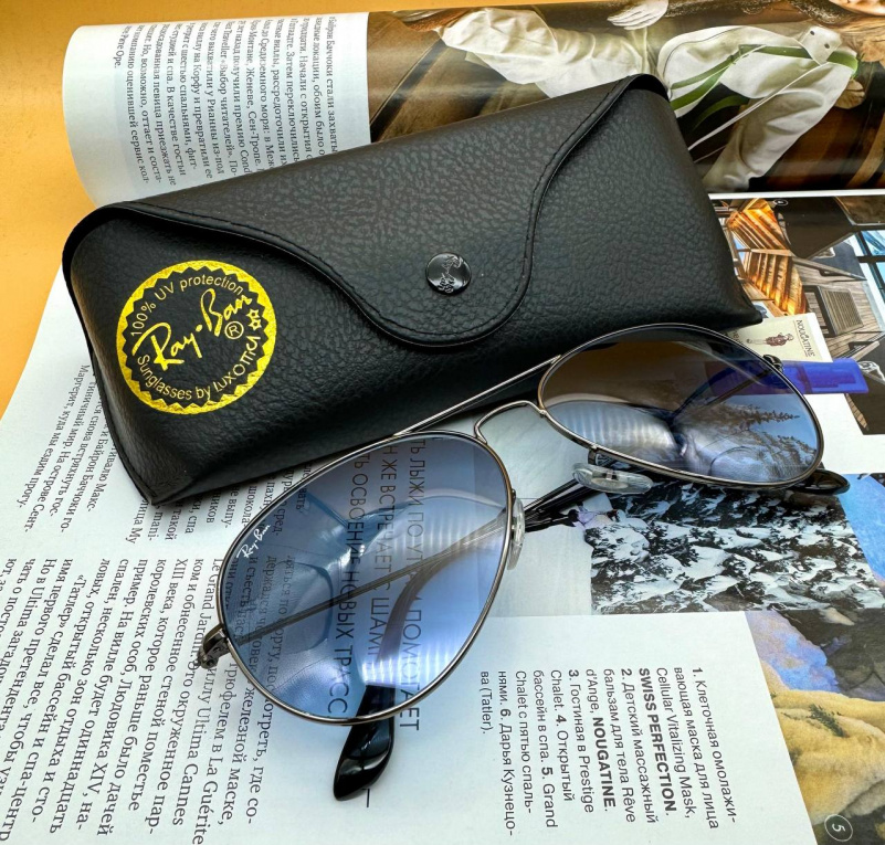 Ray Ban Солнцезащитные очки Aviator Large Metal