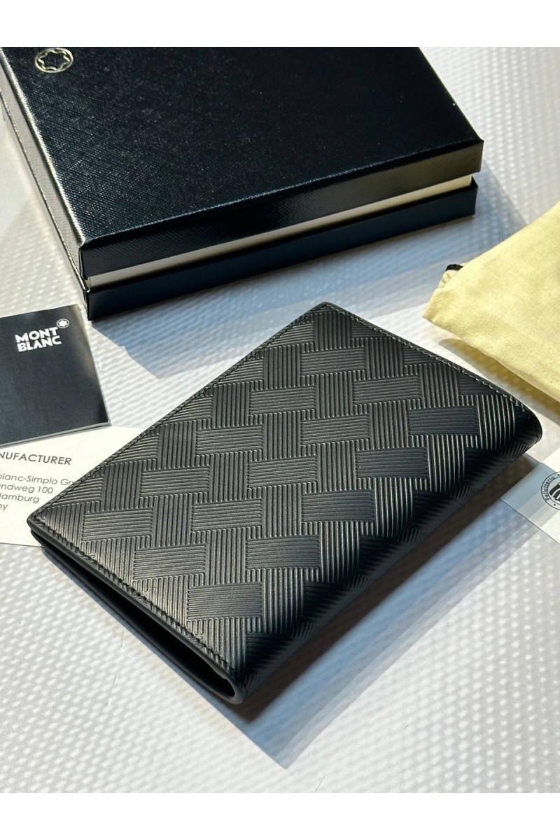 Montblanc Кожаная обложка для паспорта Premium 14x10 см