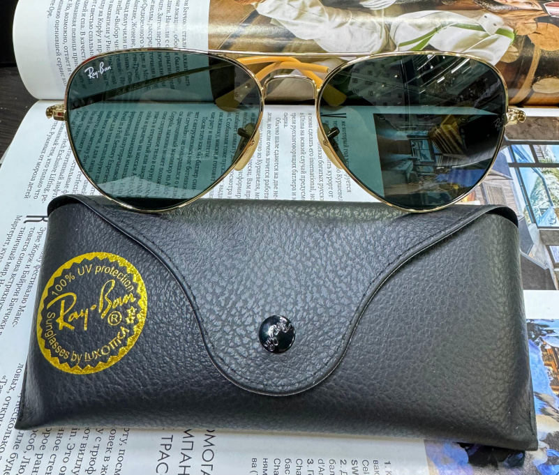 Ray Ban Солнцезащитные очки Aviator Large Metal
