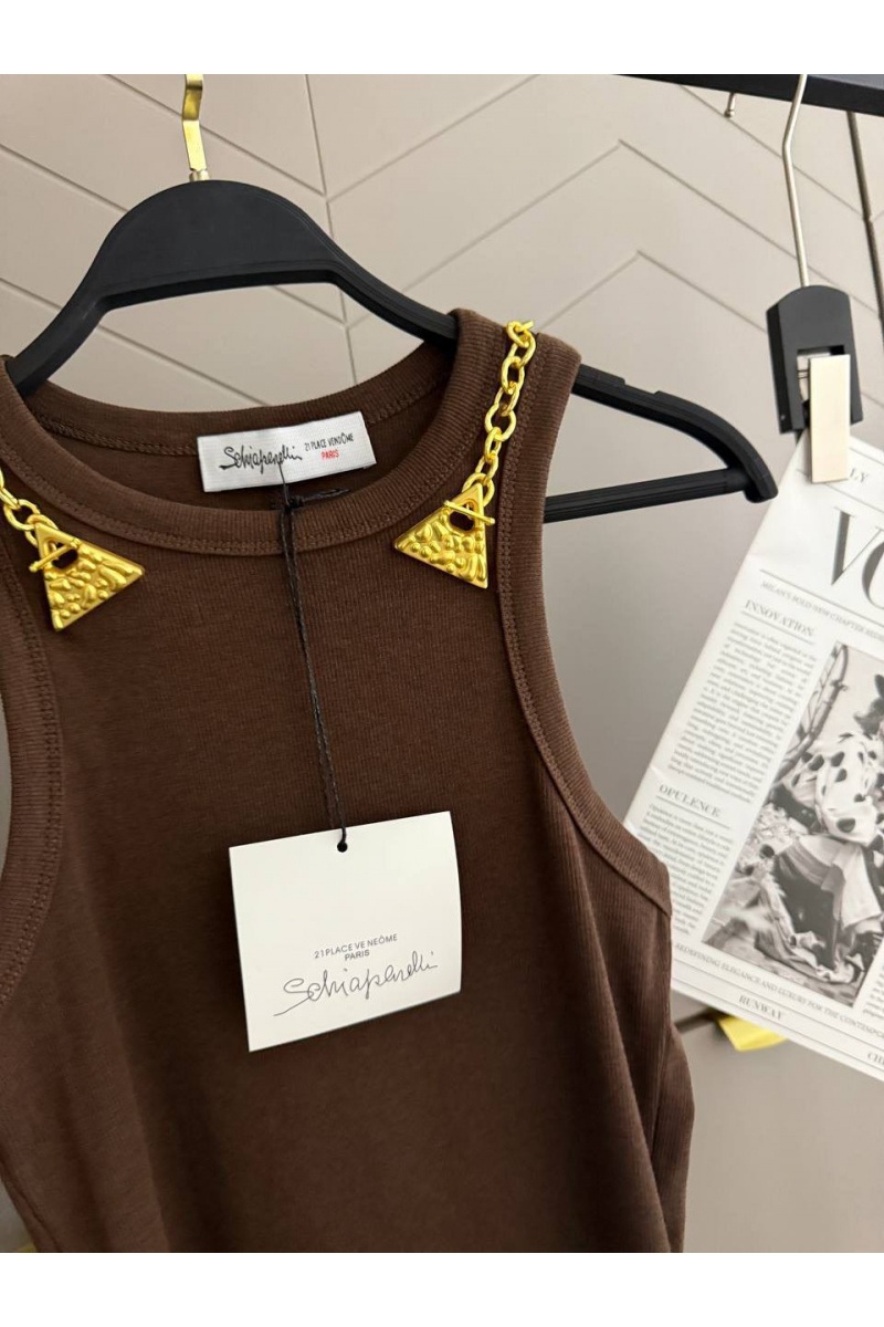 Schiaparelli Женская майка premium - Brown