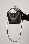 Кожаная сумка Le 37 bucket bag 25x25 см