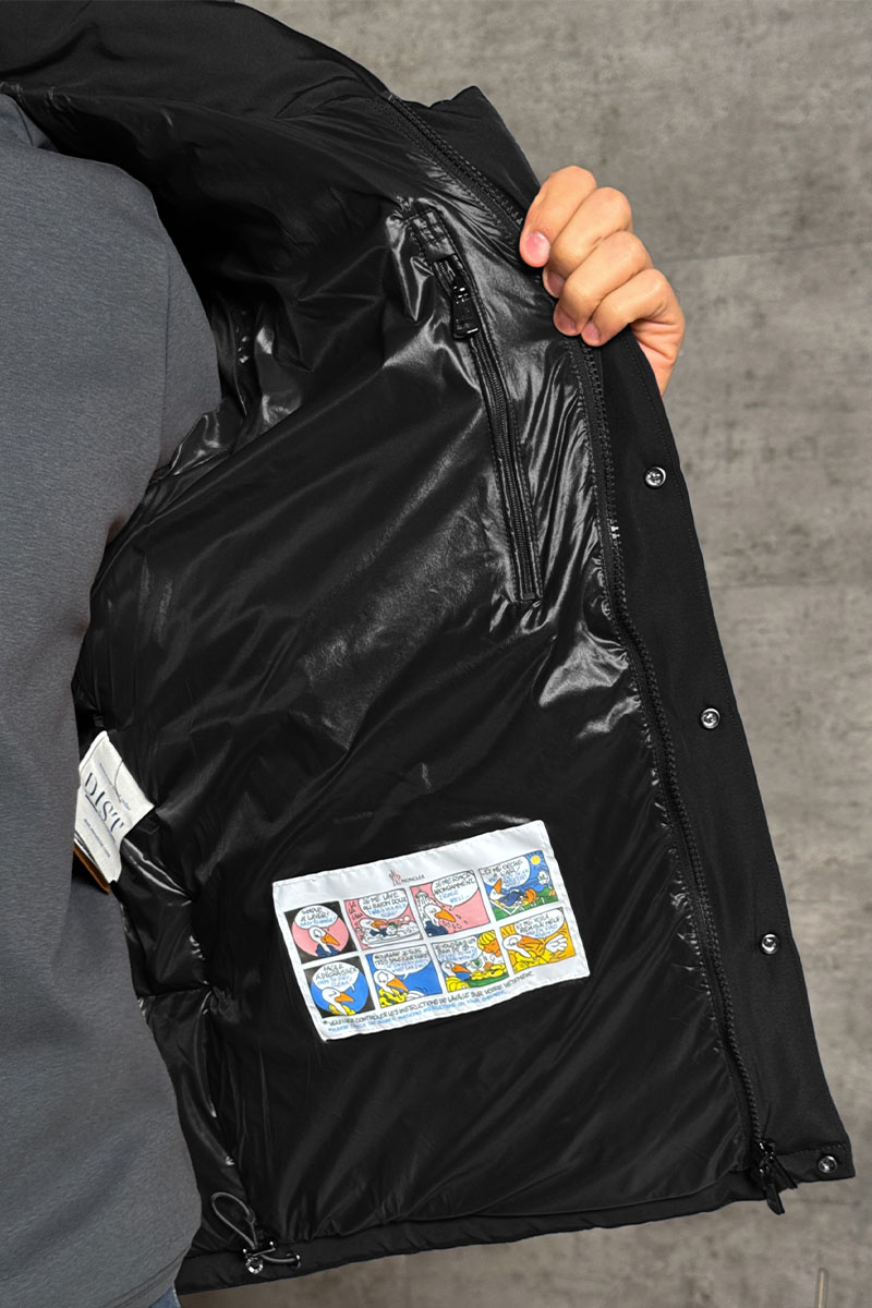 Moncler Мужской пуховик Fornas - Black 