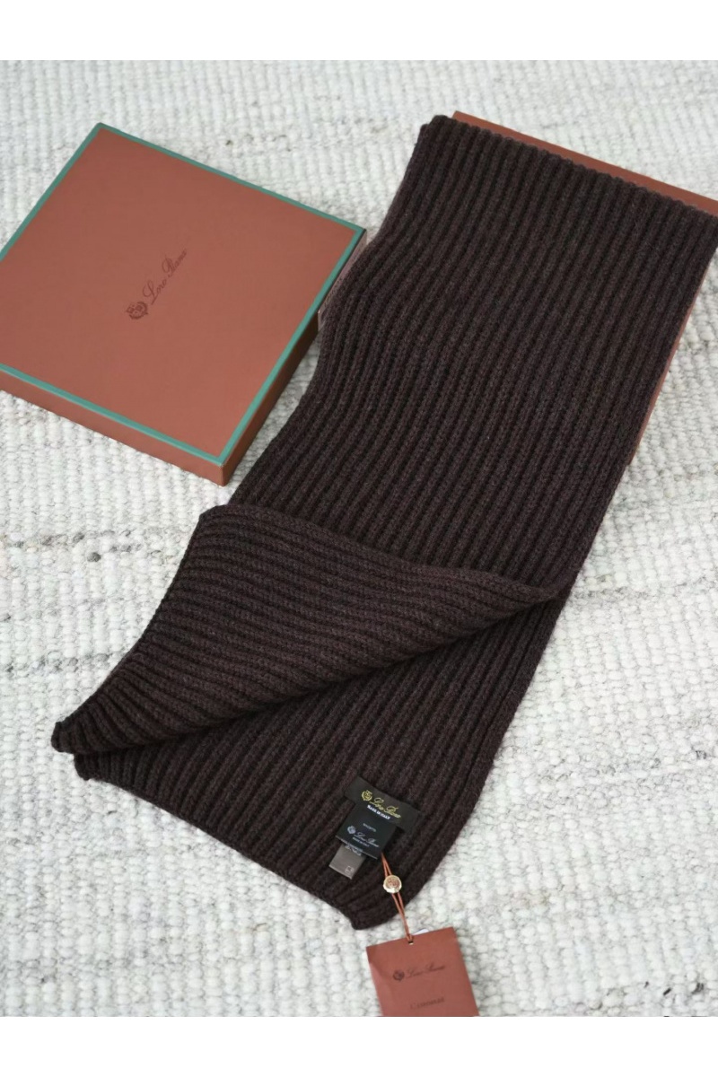 Loro Piana Кашемировый шарф premium - Coffee