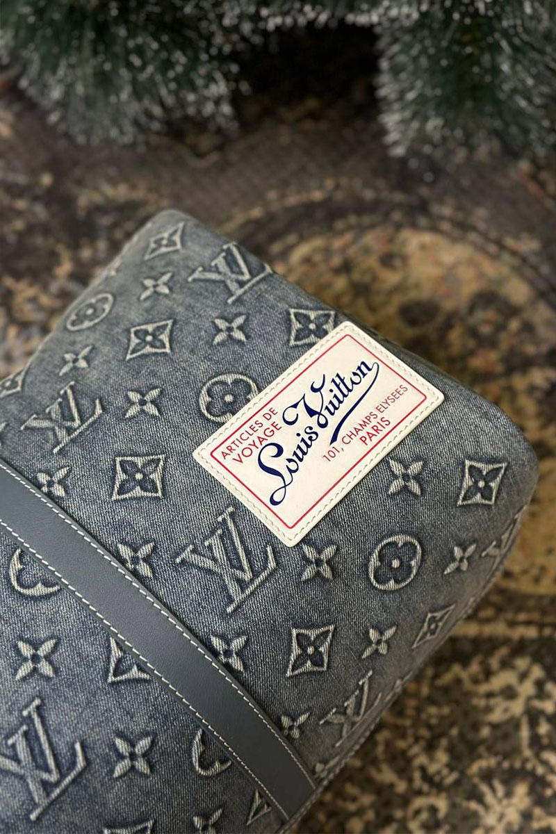 Lоuis Vuittоn Дорожная сумка Keepall Monogram Washed 50x29 см