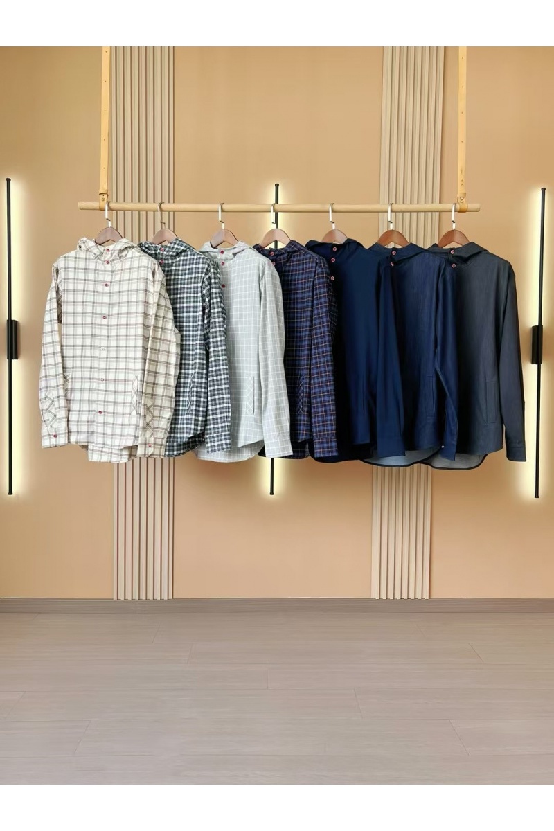 Kiton Мужская рубашка Premium - Grey Chequer