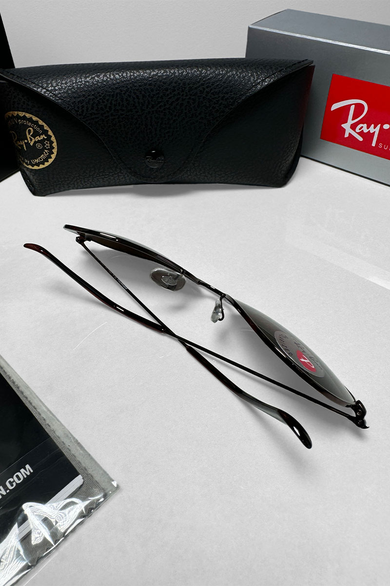 Ray Ban Солнцезащитные очки Aviator Large Metal - Brown