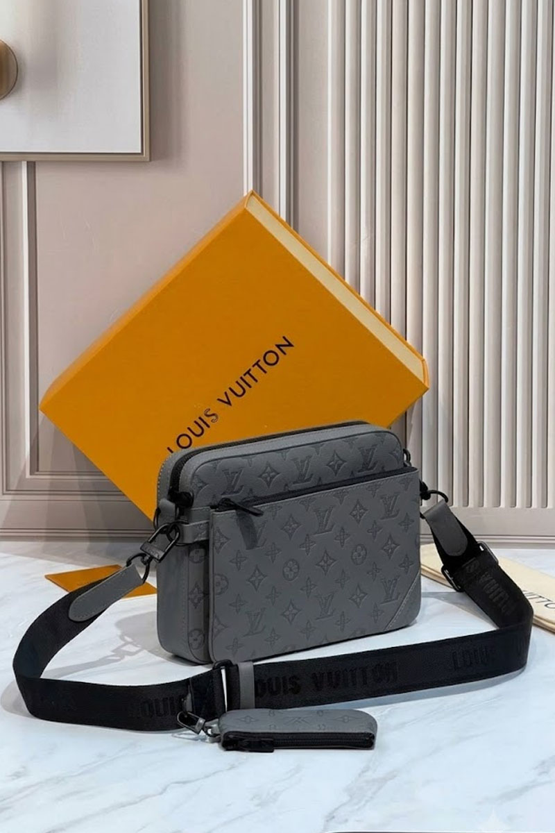 Lоuis Vuittоn Кожаная сумка Trio premium 25x18.5x7 см