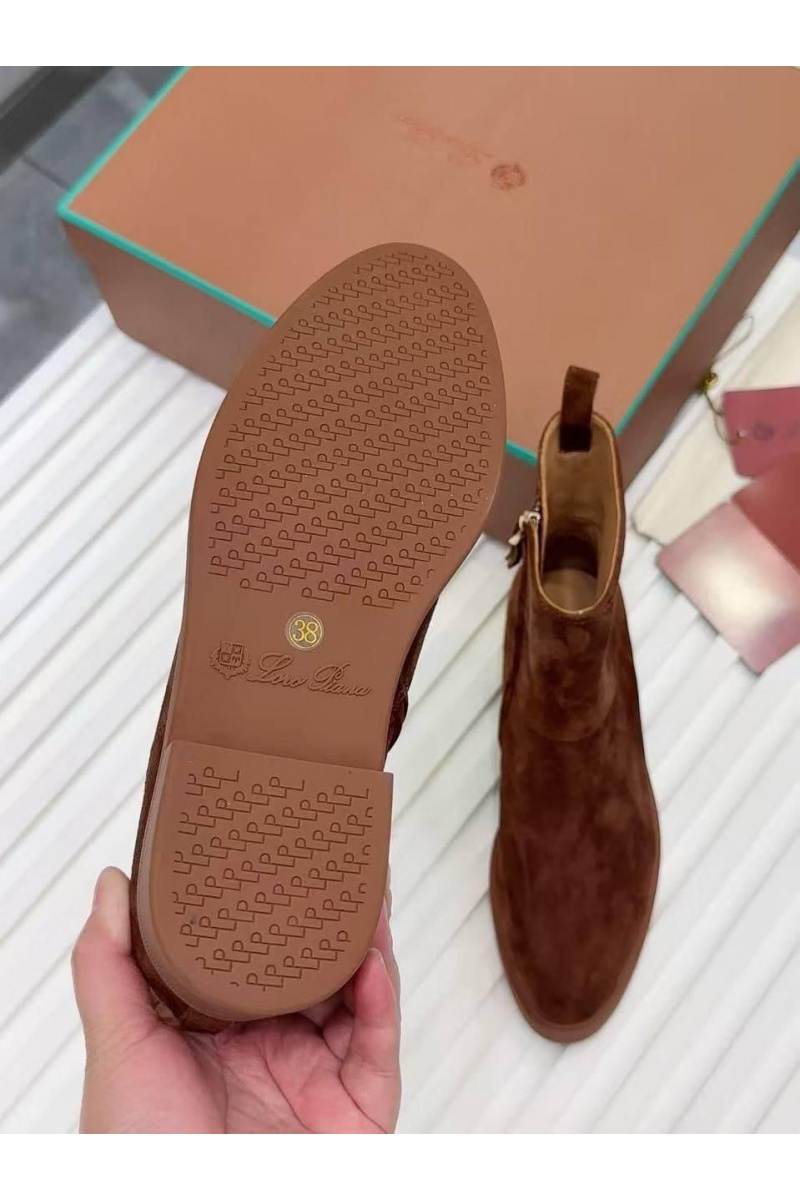 Loro Piana Женские замшевые сапоги premium