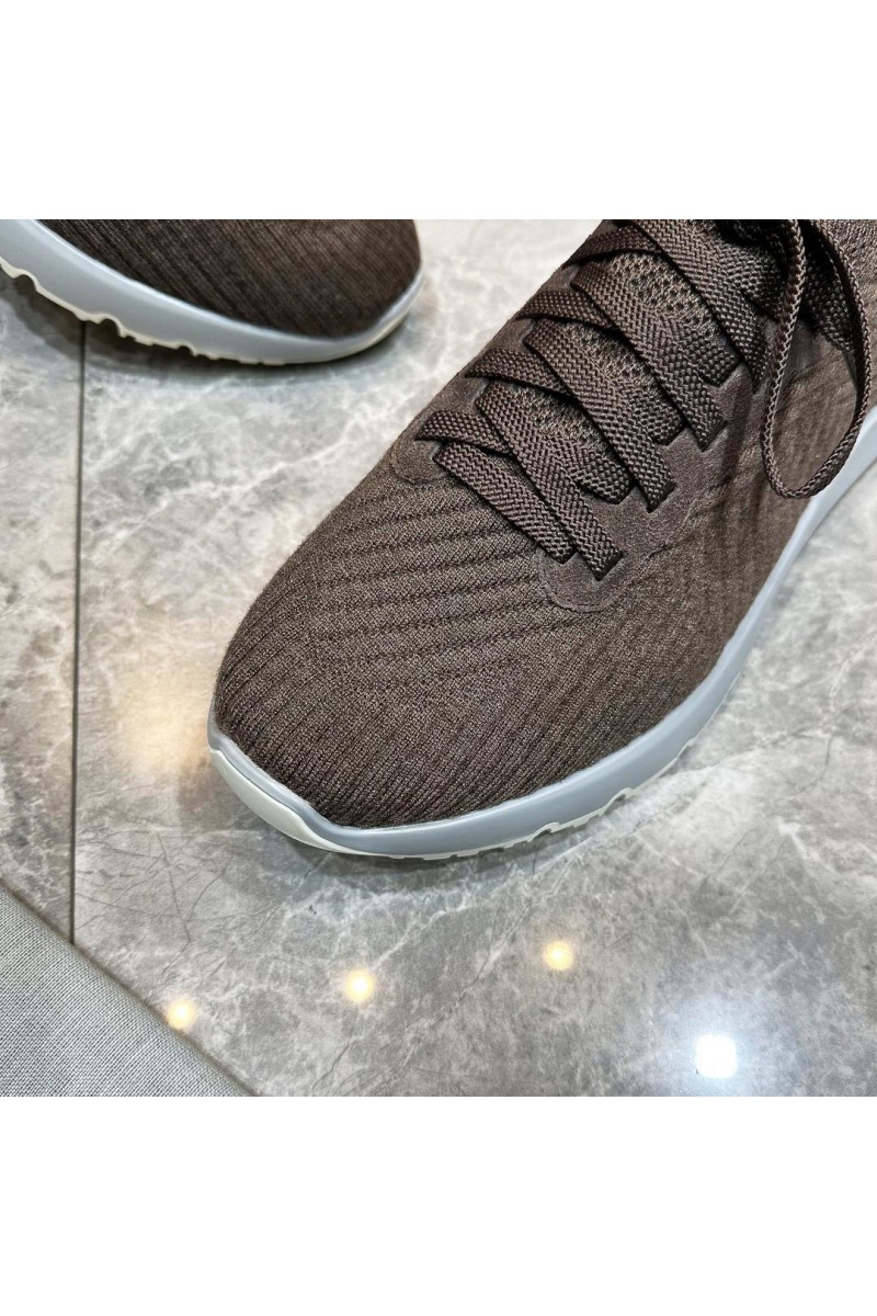 Designer Мужские кроссовки knitted - Brown