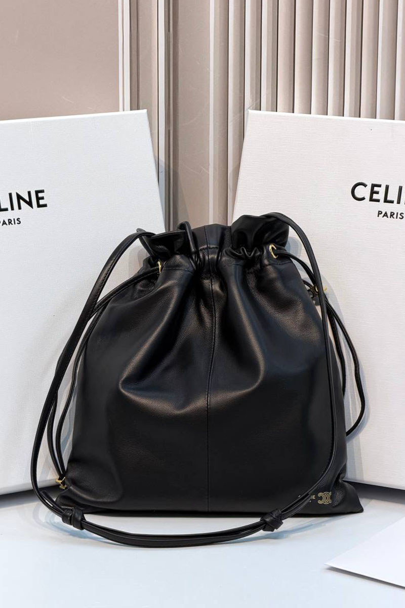 Celine Кожаная сумка Small Crystal Pouch premium 32x29x0.5 см
