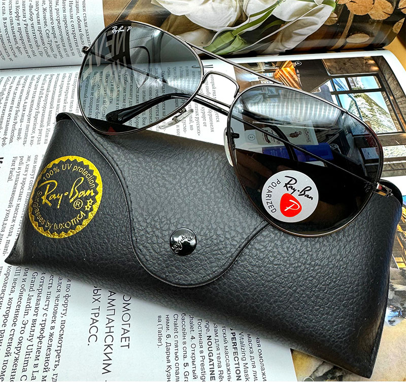 Ray Ban Солнцезащитные очки Aviator Large Metal