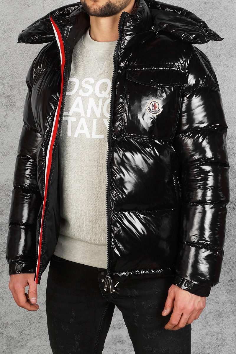 Moncler Мужская куртка чёрного цвета