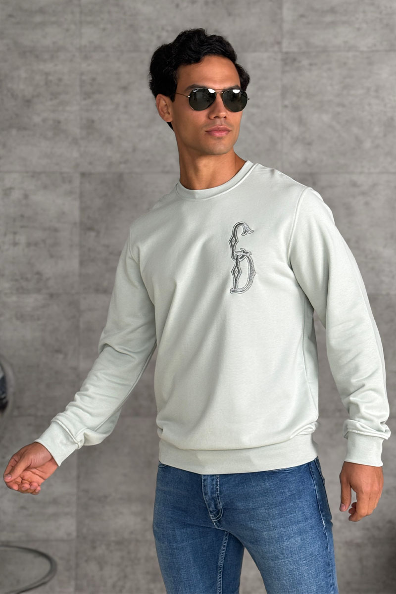 Dior Мужской серый свитшот CD Interlaced 