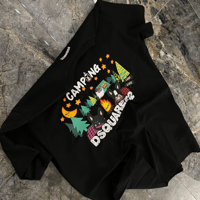 Dsquared2 Мужская футболка "Camping" - Black