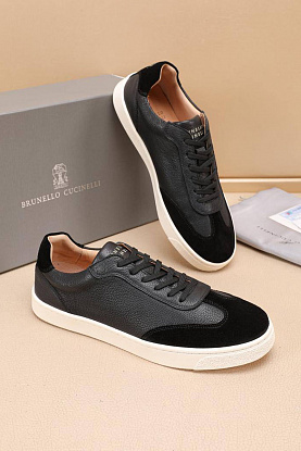 Комбинированные кроссовки low-top - Black