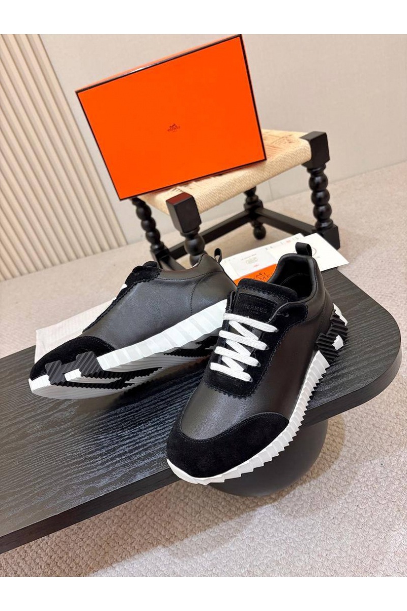 Hermes Мужские кроссовки Bouncing - Black / White