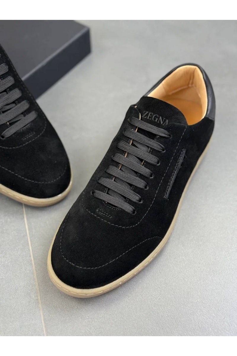 Zegna Мужские замшевые кроссовки "232"
