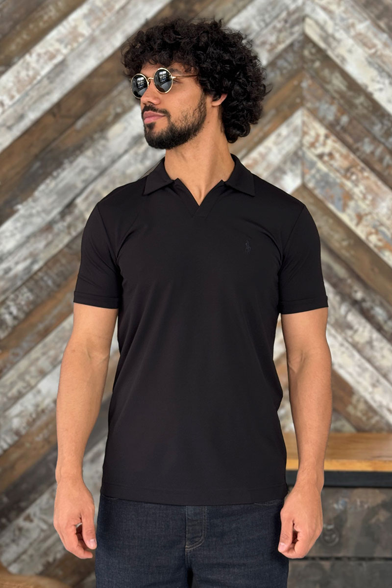 Polo Ralph Lauren Мужское чёрное поло