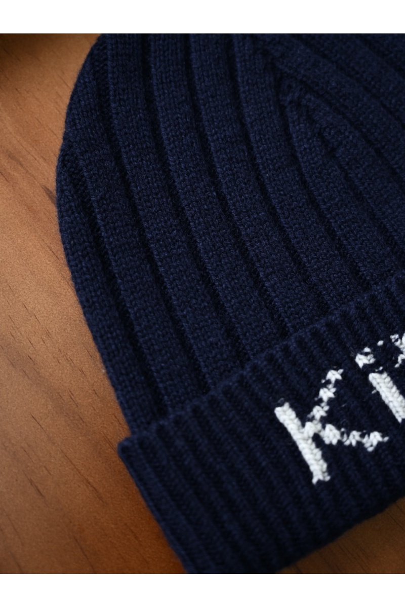 Kiton Кашемировая шапка premium - Dark Blue