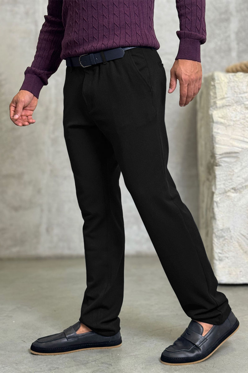 Tommy Hilfiger Мужские брюки narrow leg - Black