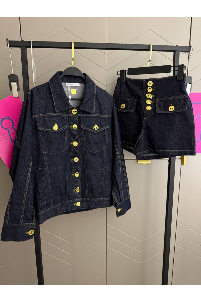 Schiaparelli Женский джинсовый костюм premium - Navy