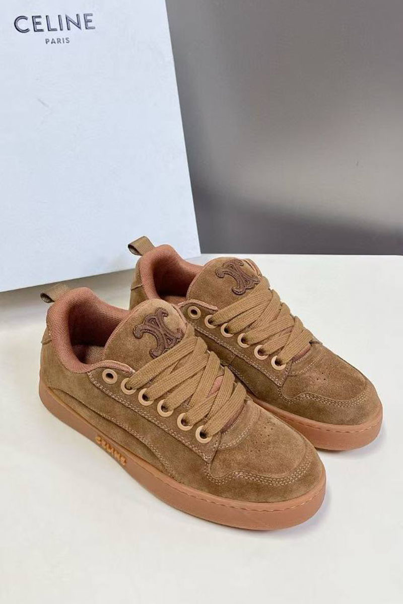 Celine Женские кроссовки Huntington - Brown