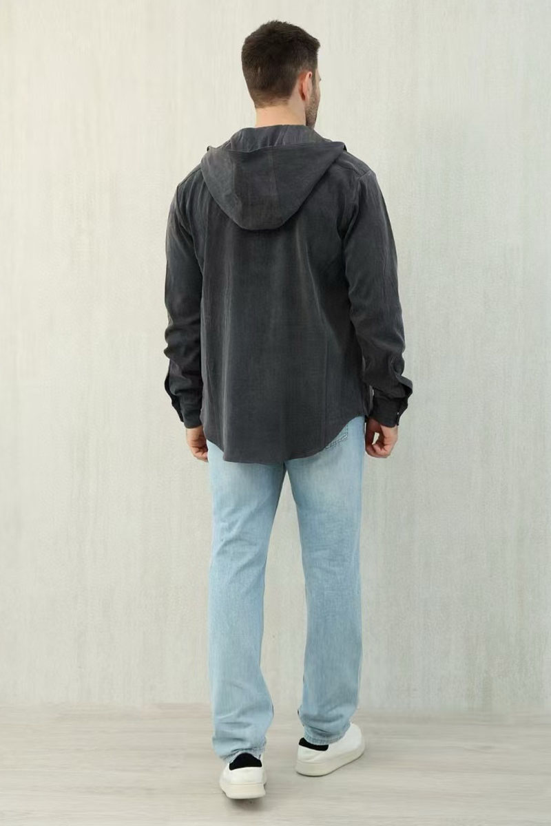 Kiton Мужская рубашка Premium - Grey Denim