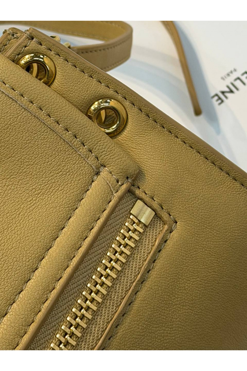 Celine Кожаная сумка Soft Triomphe Besace premium 34x25x13 см