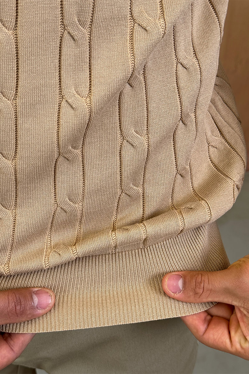 Polo Ralph Lauren Мужская бежевая футболка 