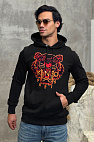 Мужское чёрное худи The Year of the Tiger