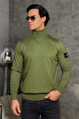 Водолазка зелёного цвета compass-patch