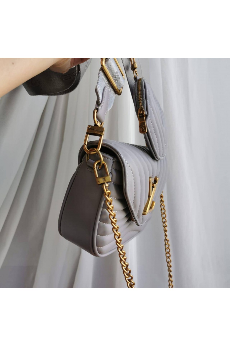 Lоuis Vuittоn Кожаная сумка Mini Pochette 16x12 см - Grey