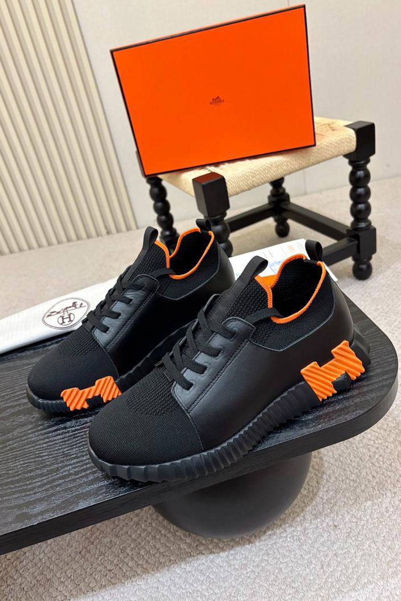 Hermes Мужские кроссовки Depart - Black