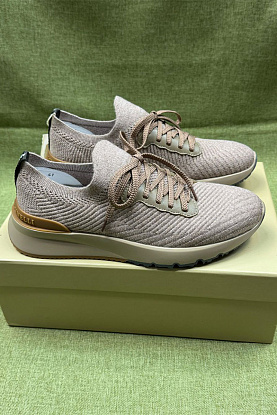 Мужские кроссовки knitted - Beige
