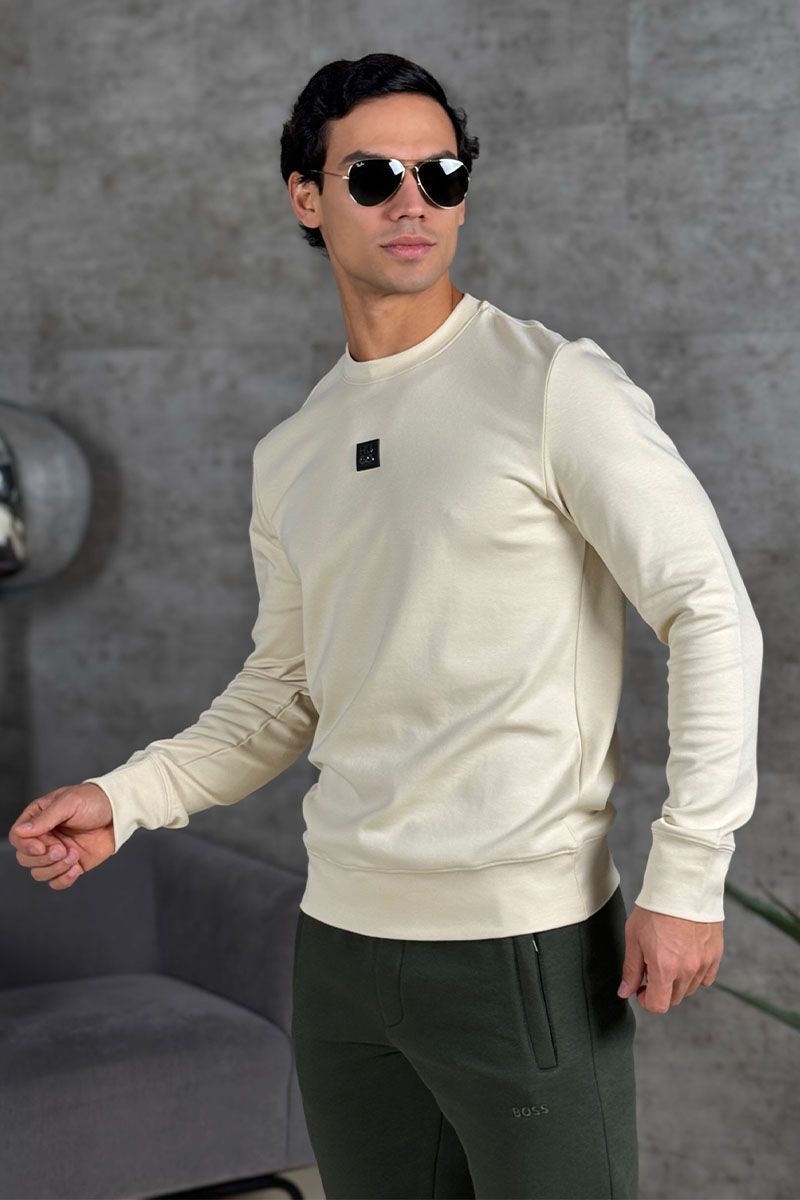 Hugо Воss Мужской свитшот Dettil - Beige 