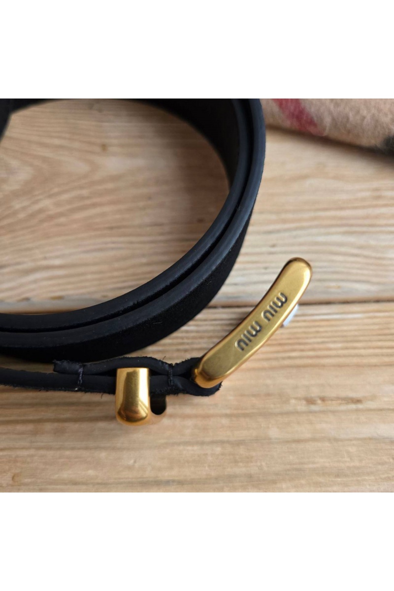 MIU MIU Замшевый ремень 