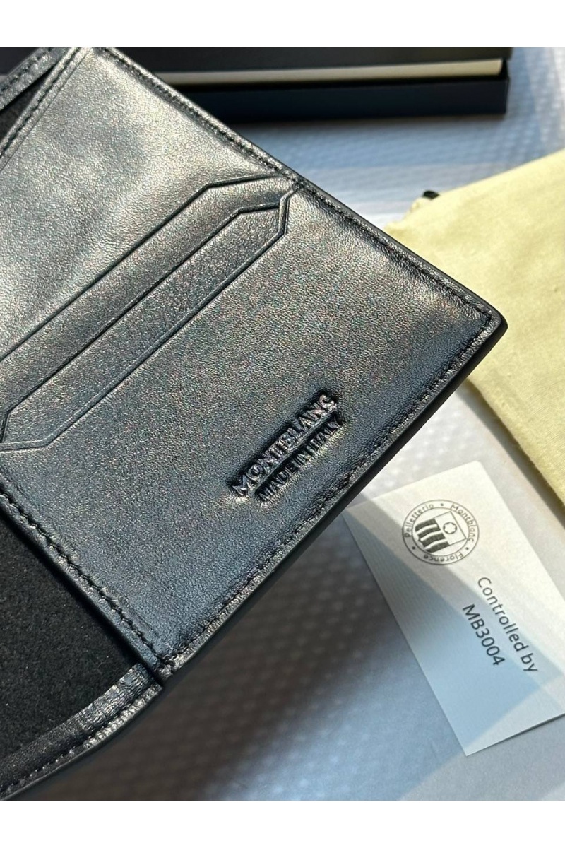 Montblanc Кожаная обложка для паспорта Premium 14x10 см