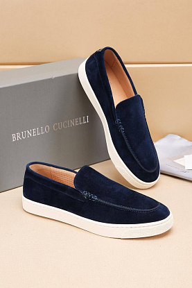 Мужские замшевые лоферы