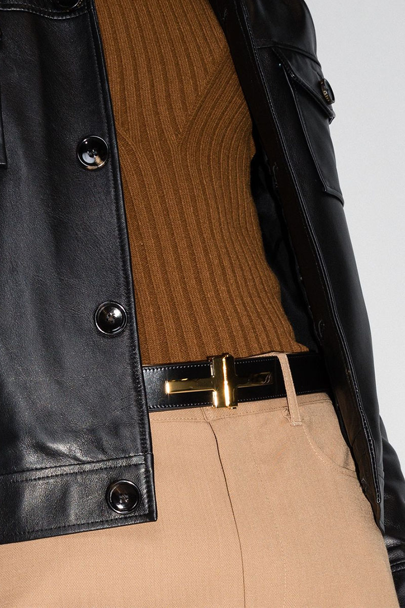 Tom Ford Двусторонний кожаный ремень (ширина 3.8 см, длина 120 см)