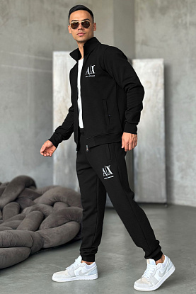 Спортивный костюм logo-embroidered - Black