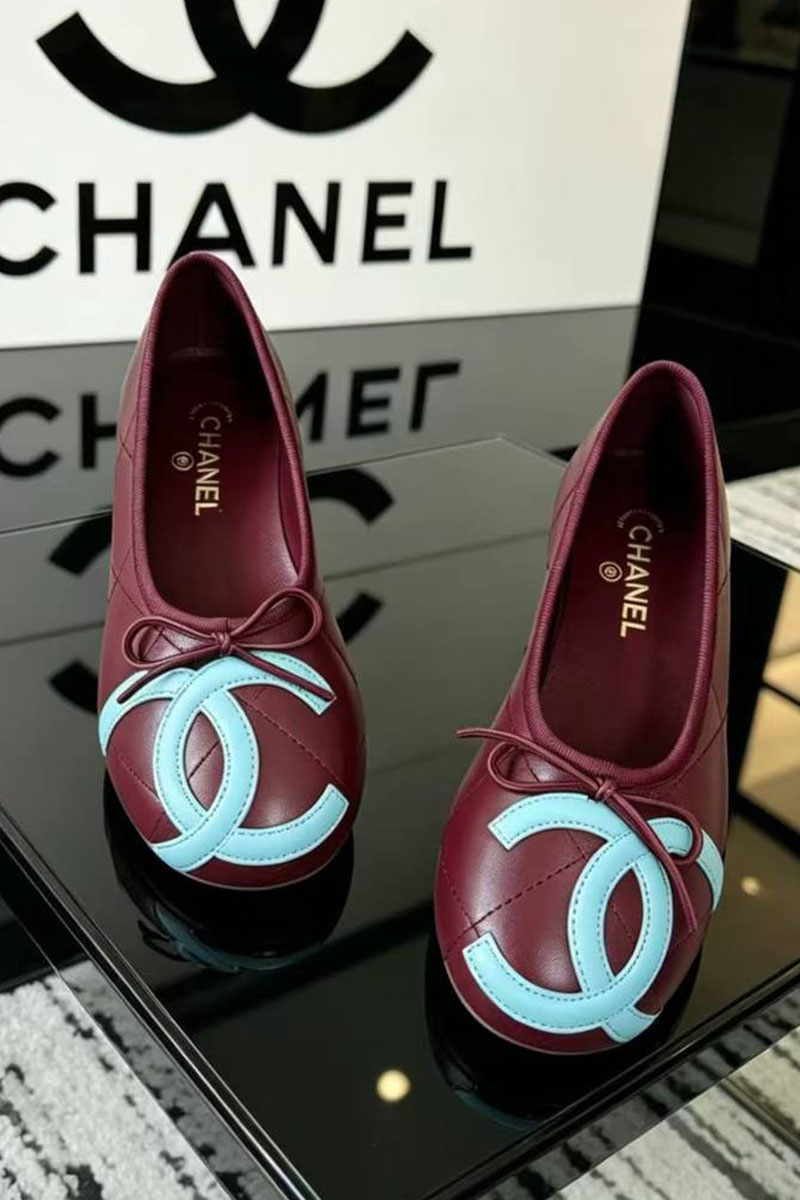 Chаnеl Женские кожаные балетки Ballerines premium